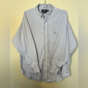 Ralph Lauren Men's Sky Blue Button Down Shirt